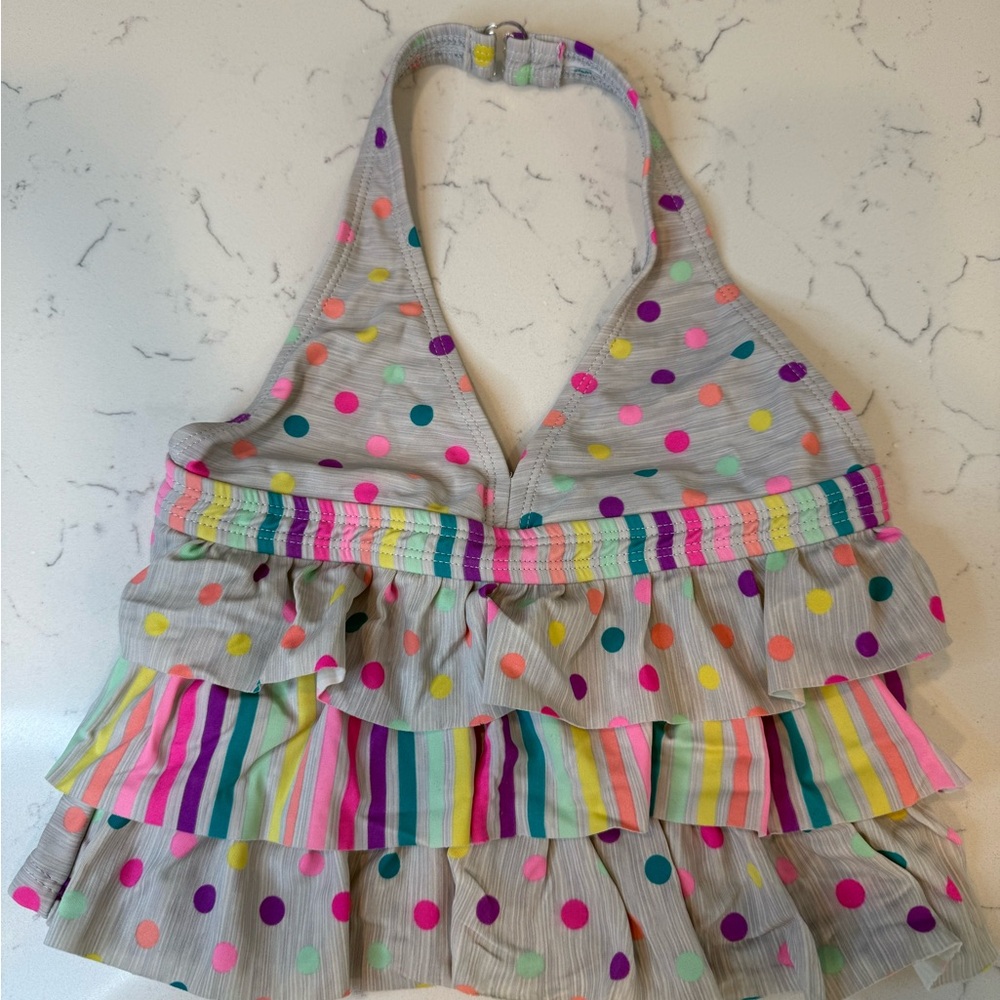 Colorful Polka Dot Kids Bikini